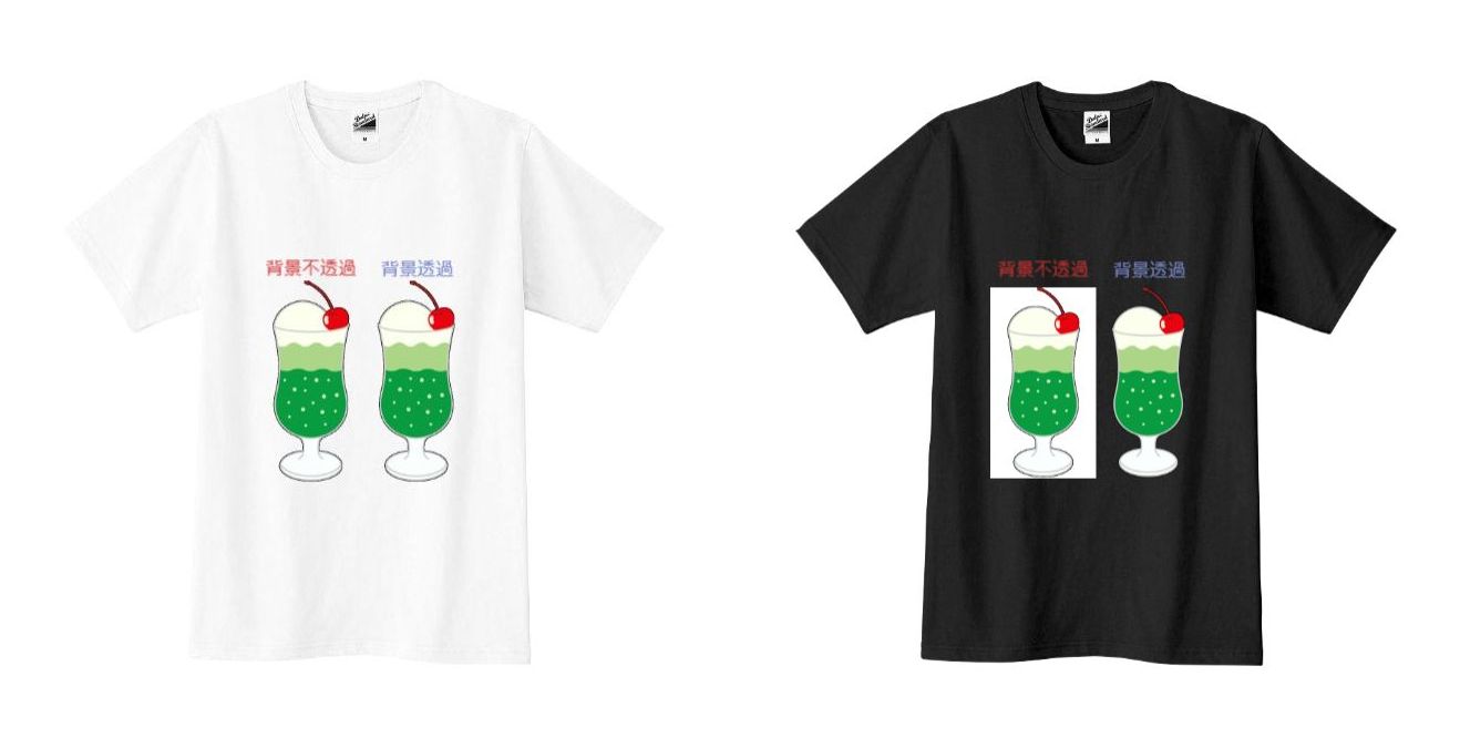 透過写真活用 プロっぽいオリジナルtシャツの作り方 スマホでも簡単デザイン オリジナルtシャツラボブログ